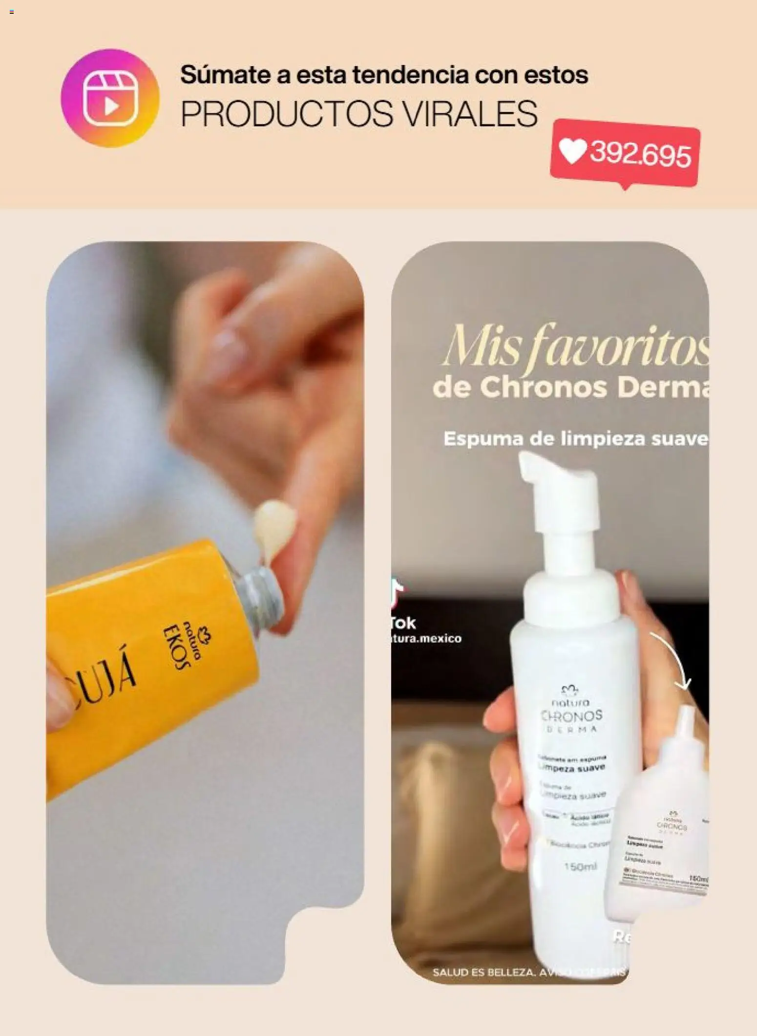 Nuevas ofertas de Natura válidas en toda la República Mexicana desde el 11/09/2026. ¡Encuentra las mejores ofertas en Natura campaña 14 2026! | Página: 6 | Productos: Espuma
