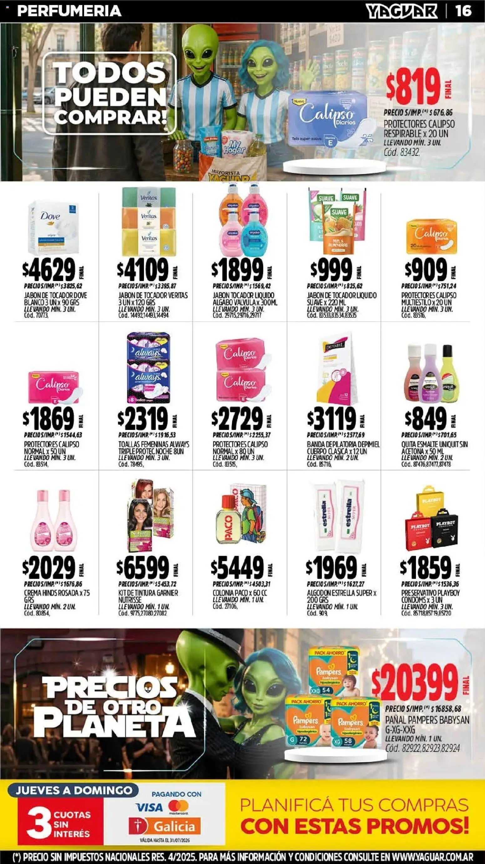 Yaguar - Oferta Semanal Santa Fé │ válido desde el 13/07/2026 | Página: 18