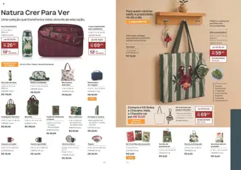 Catálogo Natura - Ciclo 14/2026 - Pré-Visualização do folheto da loja Natura, válido de 01/09/2026 | Página: 164 | Produtos: Organizador, Garrafa térmica, Sacola, Bolsa