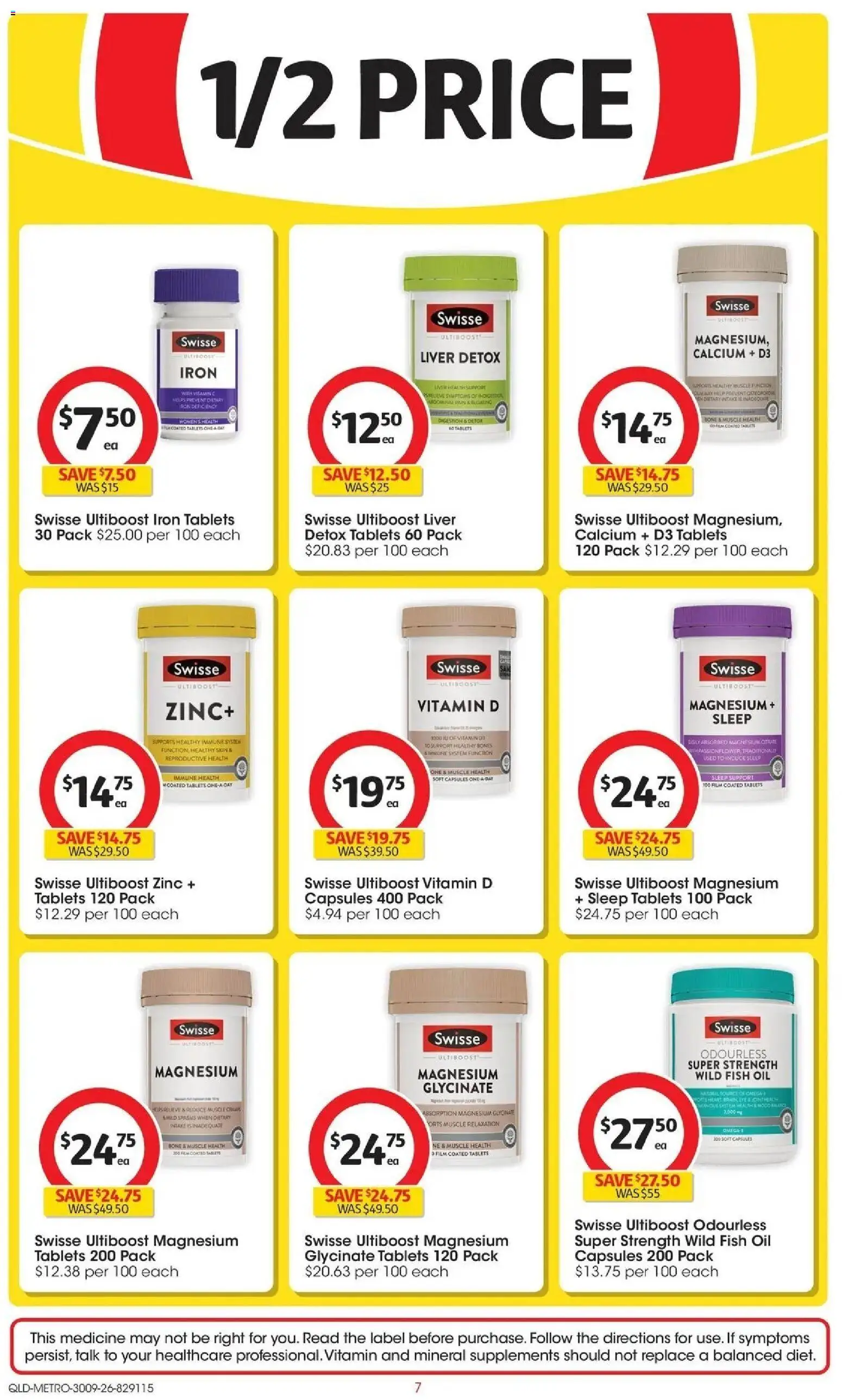 Coles catalogue - valid from 30/09/2026 | Page: 7 | Products: Liver, Oil, Capsules, Tablets