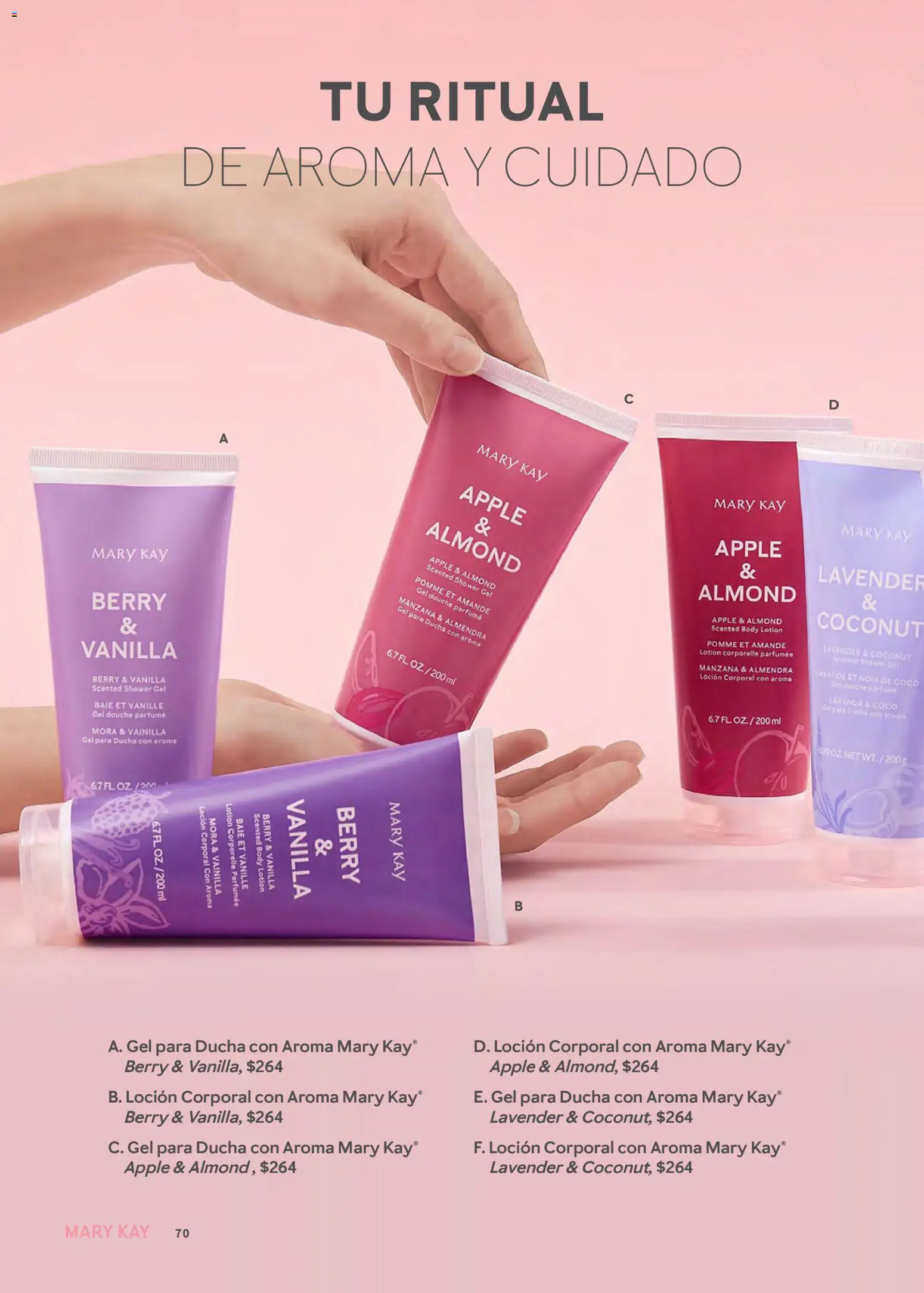 Nuevas ofertas de Mary Kay válidas en toda la República Mexicana desde el 01.03.2026. ¡Encuentra las mejores ofertas en Mary Kay catálogo! | Página: 70 | Productos: Loción, Almendra, Body, Perfume