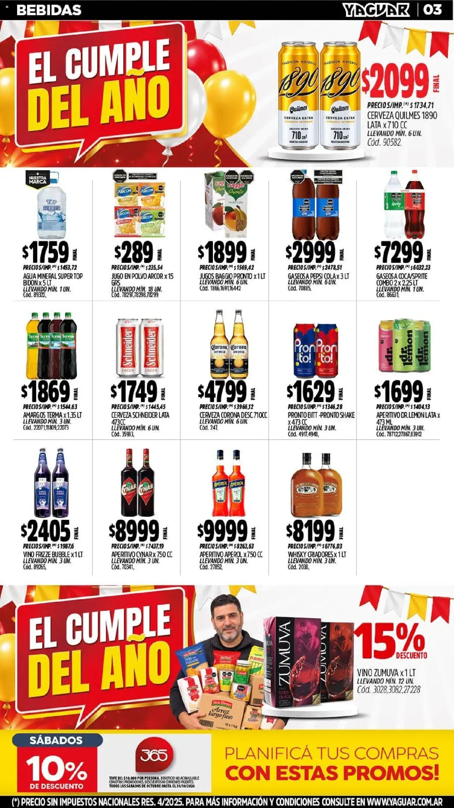 Yaguar - Oferta Semanal Misiones │ válido desde el 12/10/2026 | Página: 4