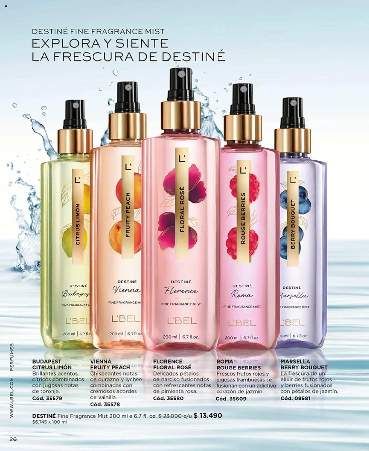 Catálogo L'Bel Campaña 9 │ válido desde el 17.05.2026 | Página: 26 | Productos: Pimienta, Limón, Durazno