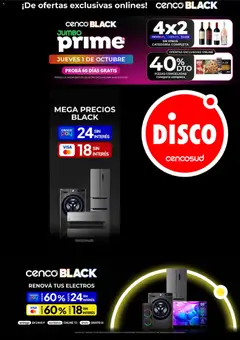 Vista previa Disco - Cenco Black válido desde el 28/09/2026