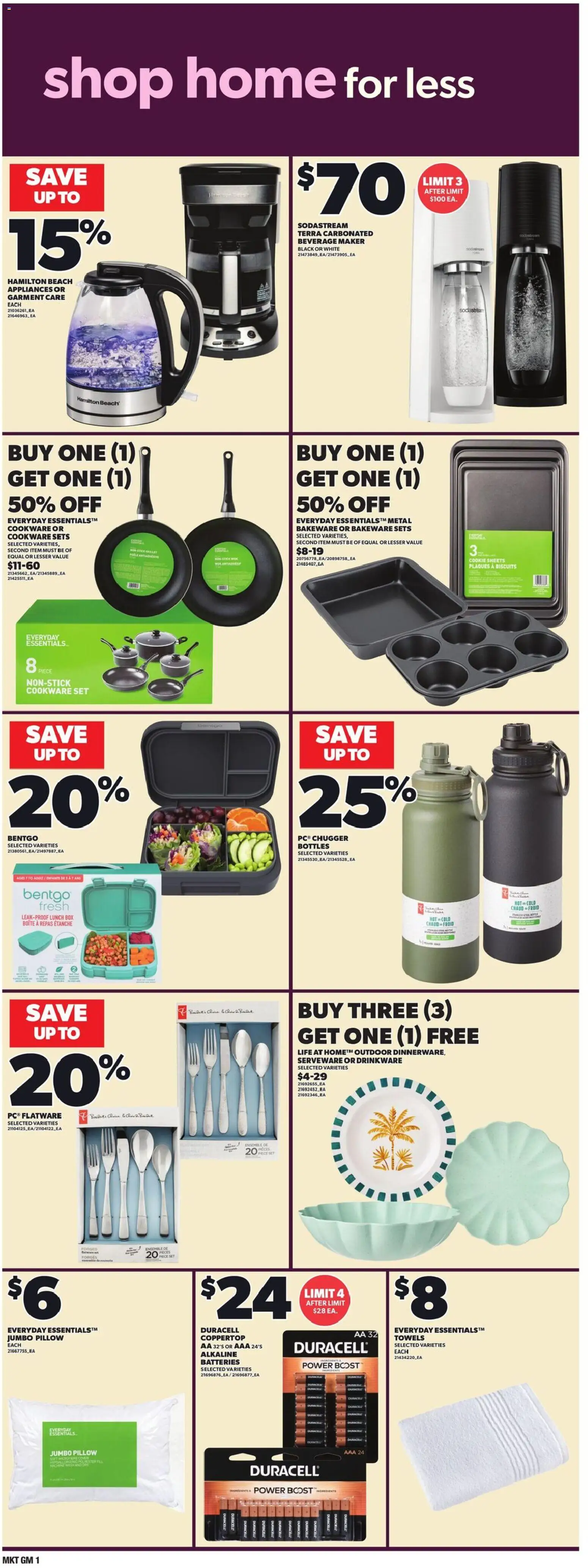 Loblaws flyer valid from 04.06.2026 | Page: 15 | Products: Pillow, Box