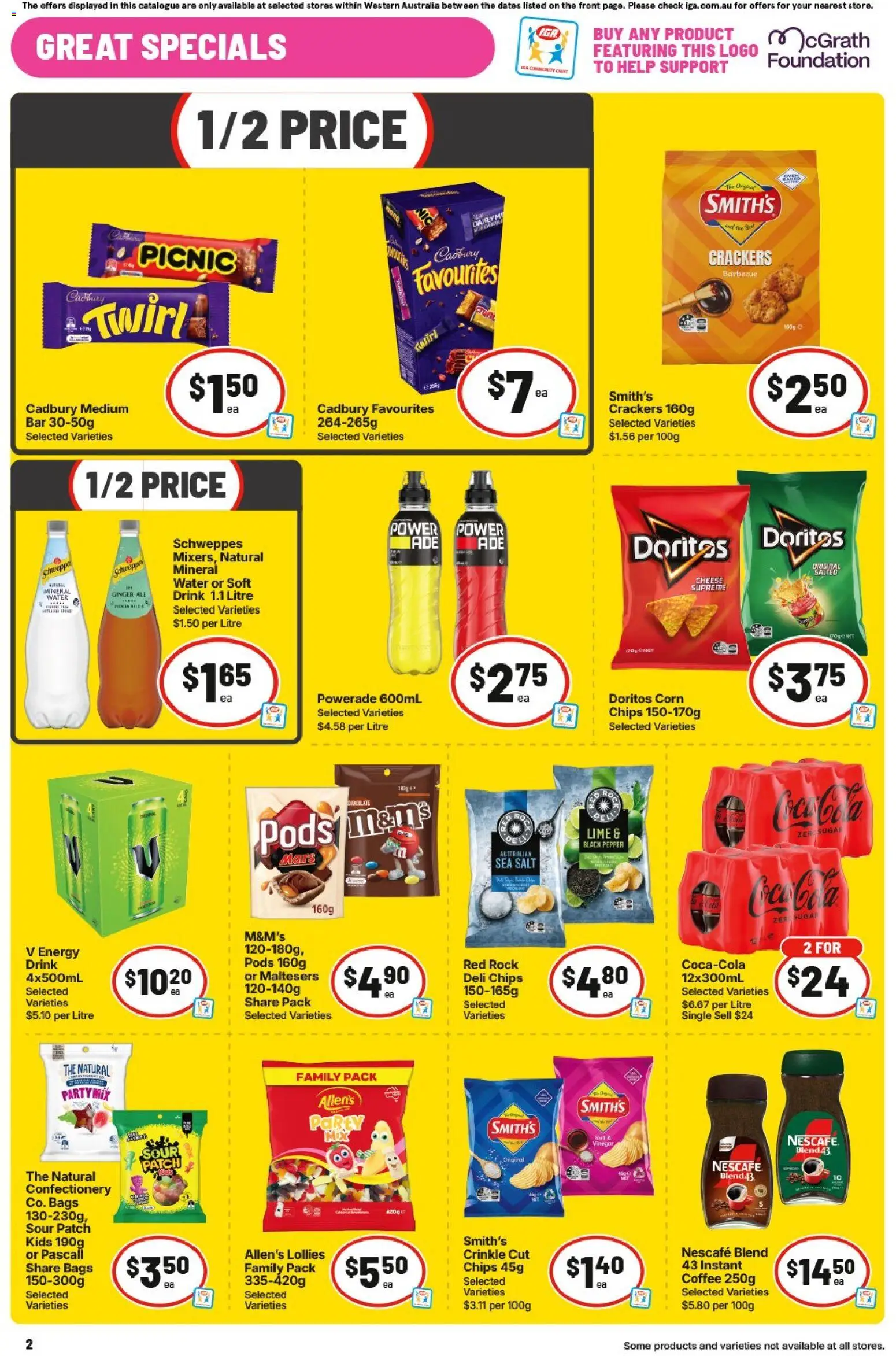 IGA catalogue - valid from 23/09/2026 | Page: 2 | Products: Pants, Foundation, Tablets, Bathroom