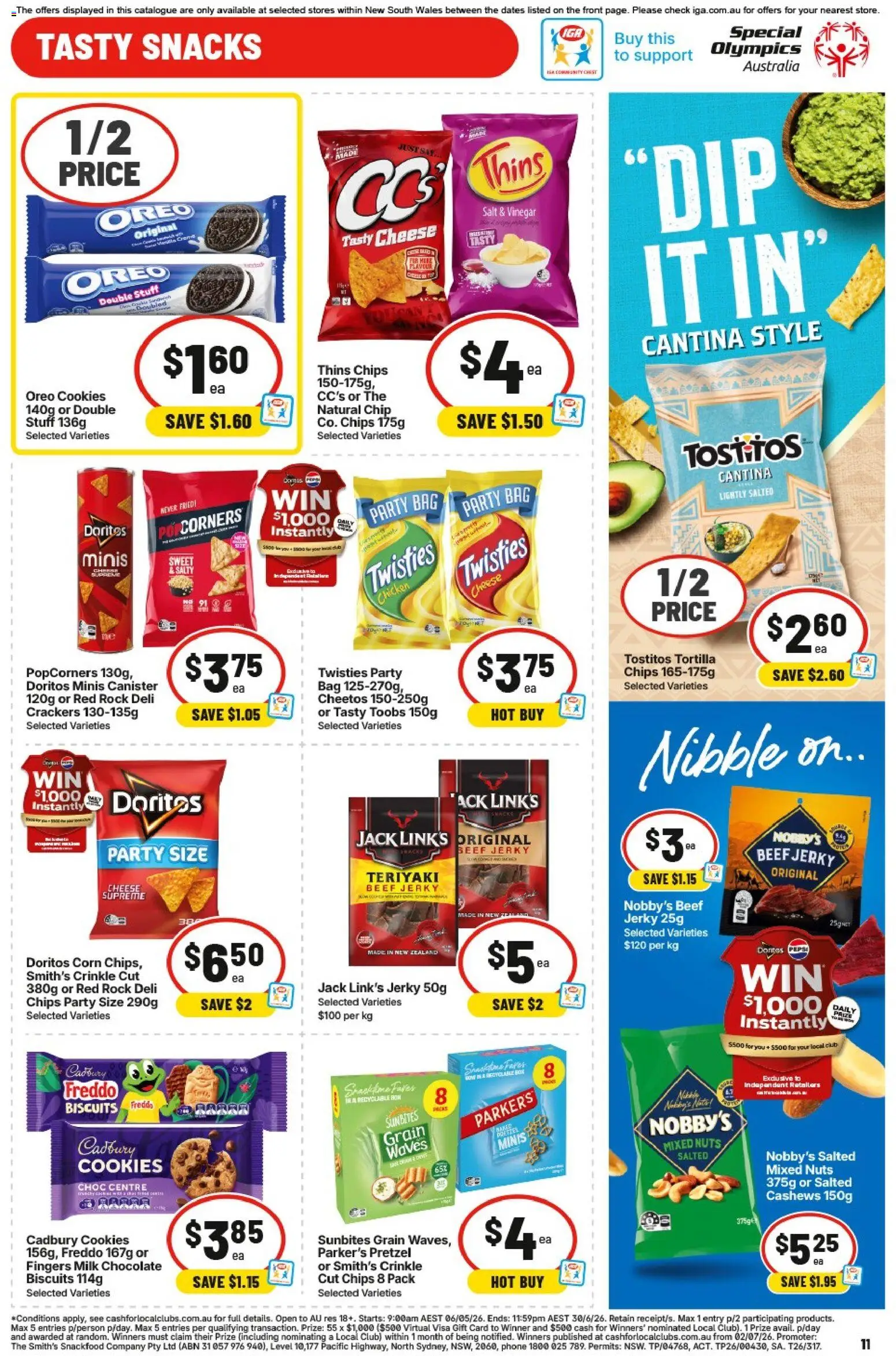 IGA catalogue - valid from 13.05.2026 | Page: 11 | Products: Bagels, Ginger, Muffins, Bakery