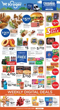 Preview of Kroger weekly ads valid from 07/22/2026