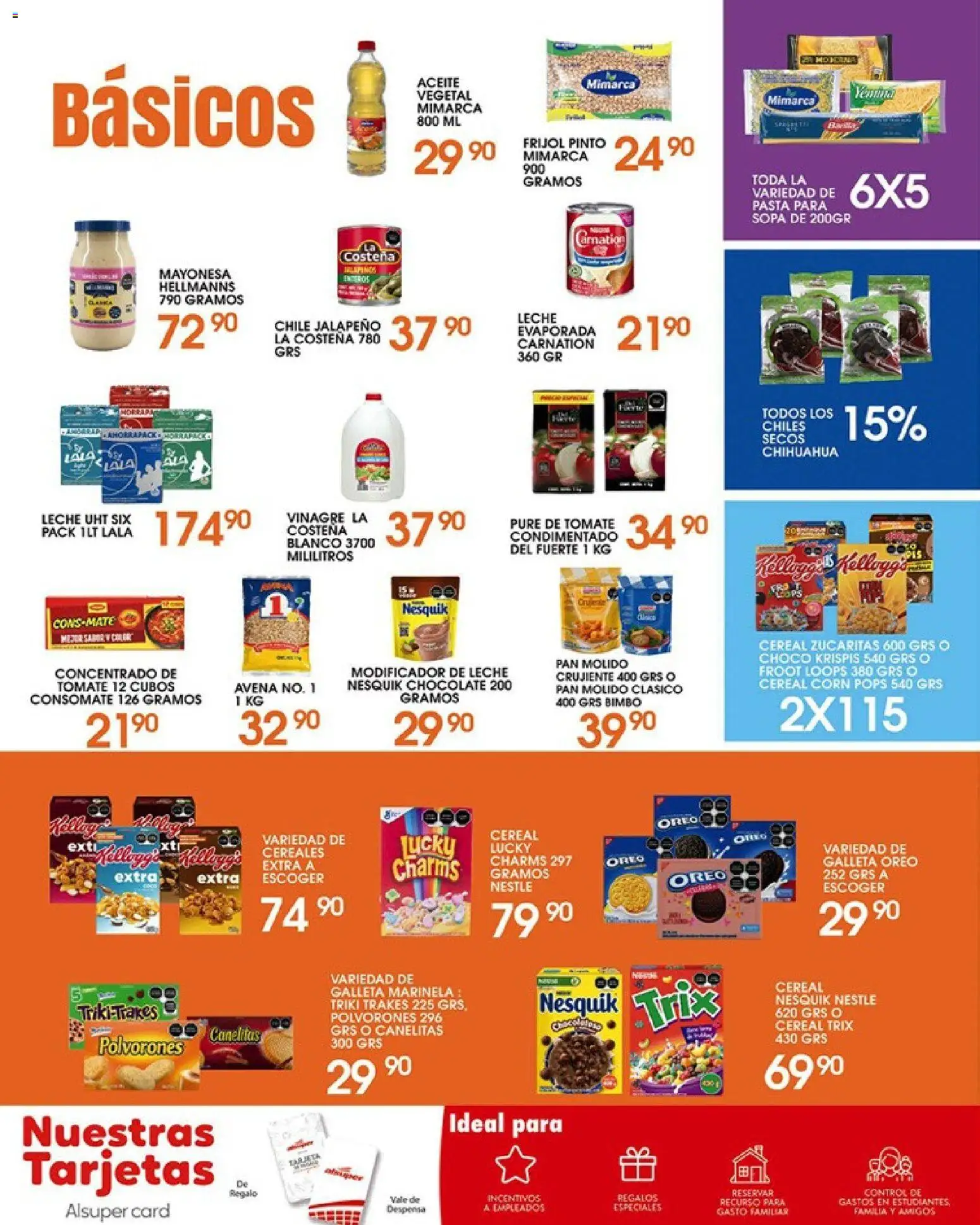 Nuevas ofertas de Alsuper válidas en toda la República Mexicana desde el 29.05.2026. ¡Encuentra las mejores ofertas en Alsuper folleto Chihuahua-Estado! | Página: 6 | Productos: Mayonesa, Avena, Leche, Cereales