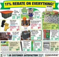 Preview of Menards weekly ads valid from 10/08/2026