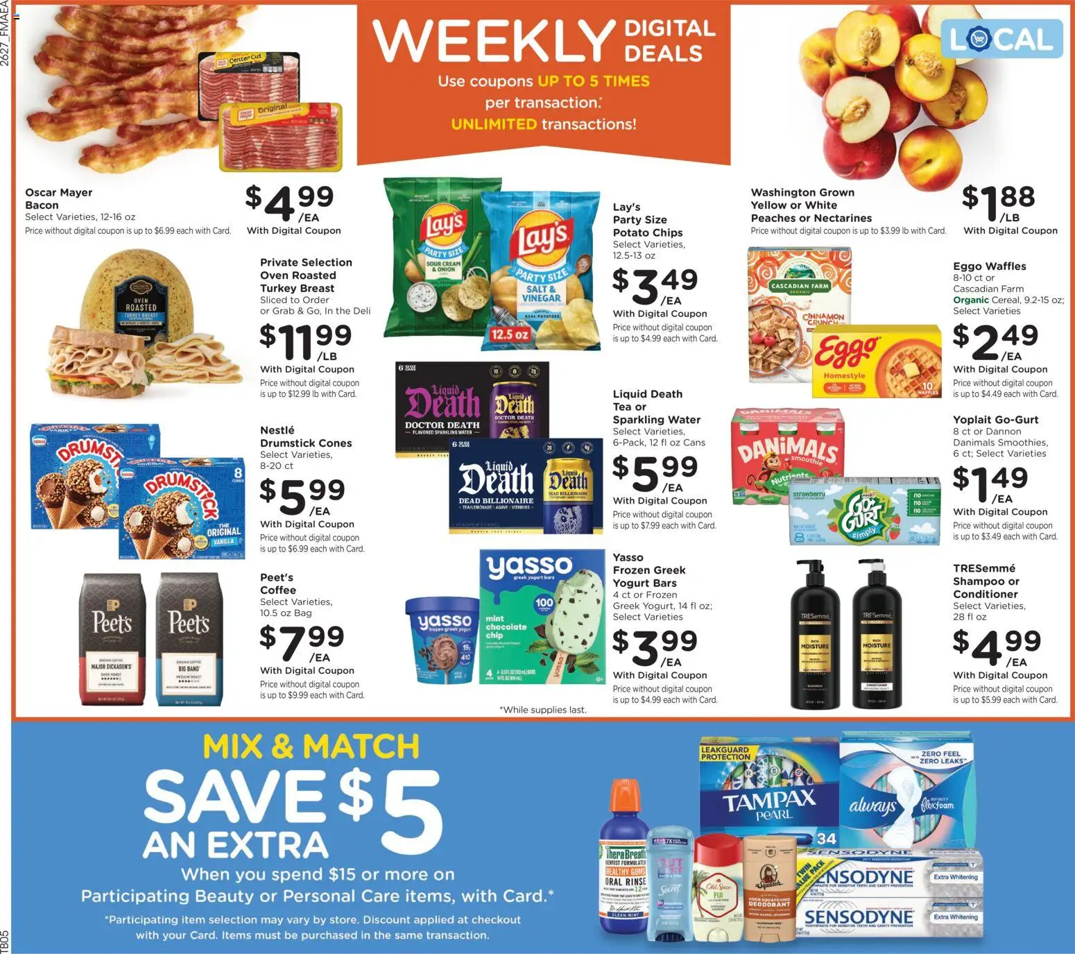 Fred Meyer Weekly Ad - valid from 08/05/2026 | Page: 3 | Products: Conditioner, Coffee, Sour cream, Oven