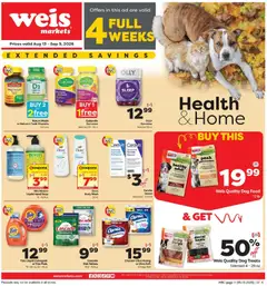 Preview of Weis weekly ads valid from 08/13/2026