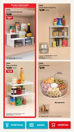 Vista previa de Betterware campaña 5 2026, nuevo folleto de la tienda, válido en México a partir del 04.05.2026 | Página: 54 | Productos: Repisa, Atún, Ensalada, Mesa