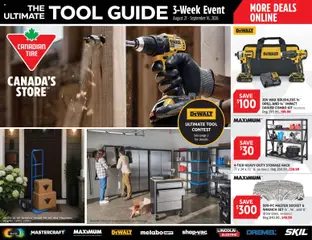 Preview of Canadian Tire flyer - The Ultimate Tool Guide from shop Canadian Tire valid from Aug 27, 2026