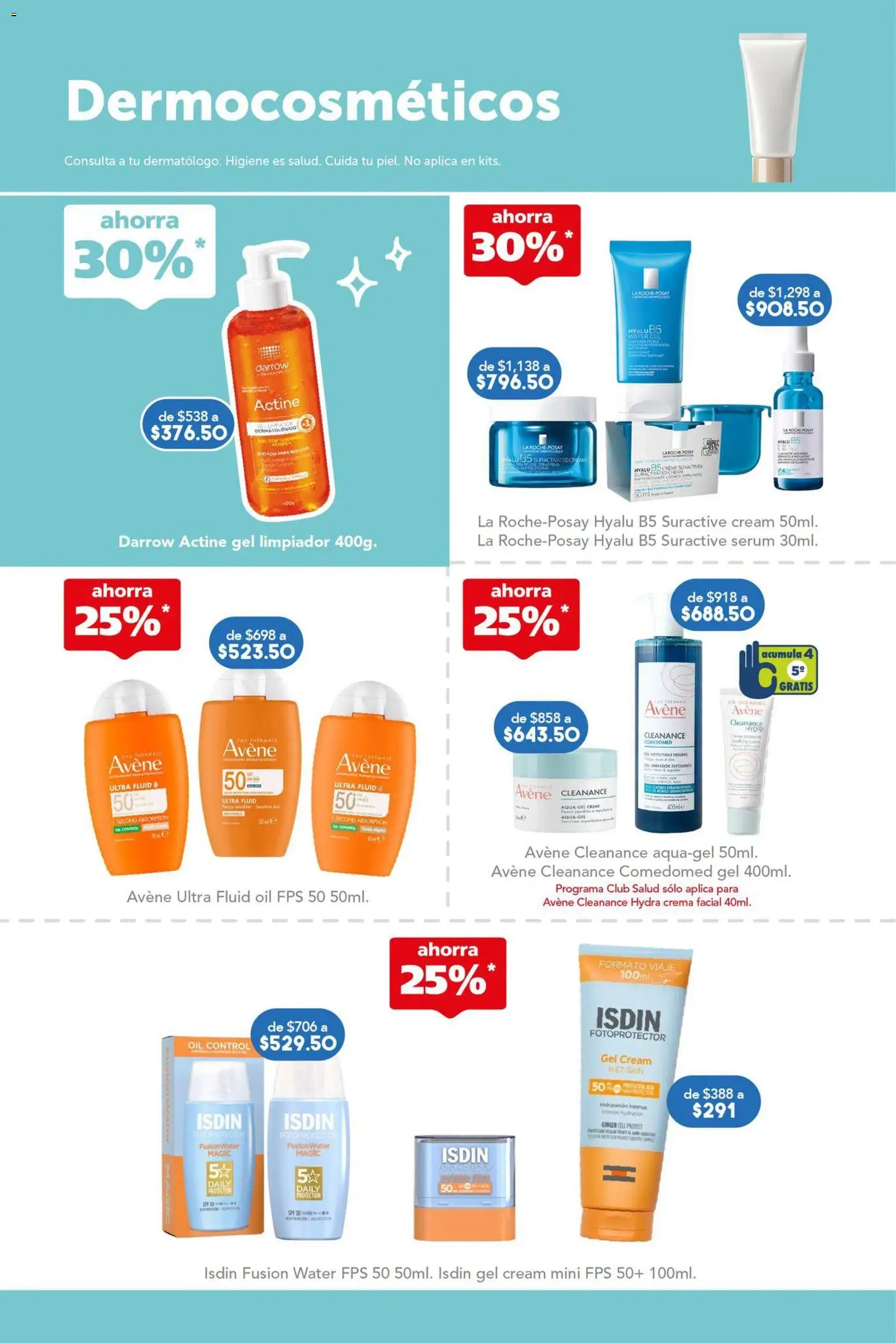 Nuevas ofertas de Farmacia San Pablo válidas en toda la República Mexicana desde el 16/08/2026. ¡Encuentra las mejores ofertas en Farmacia San Pablo catálogo! | Página: 9 | Productos: Serum, Crema, Crema facial, Limpiador
