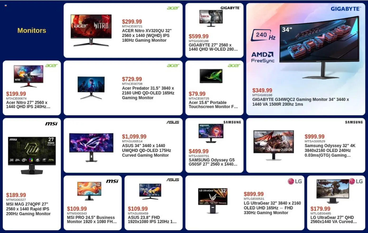 Canada Computers flyer valid from 22.05.2026 | Page: 4 | Products: Monitor