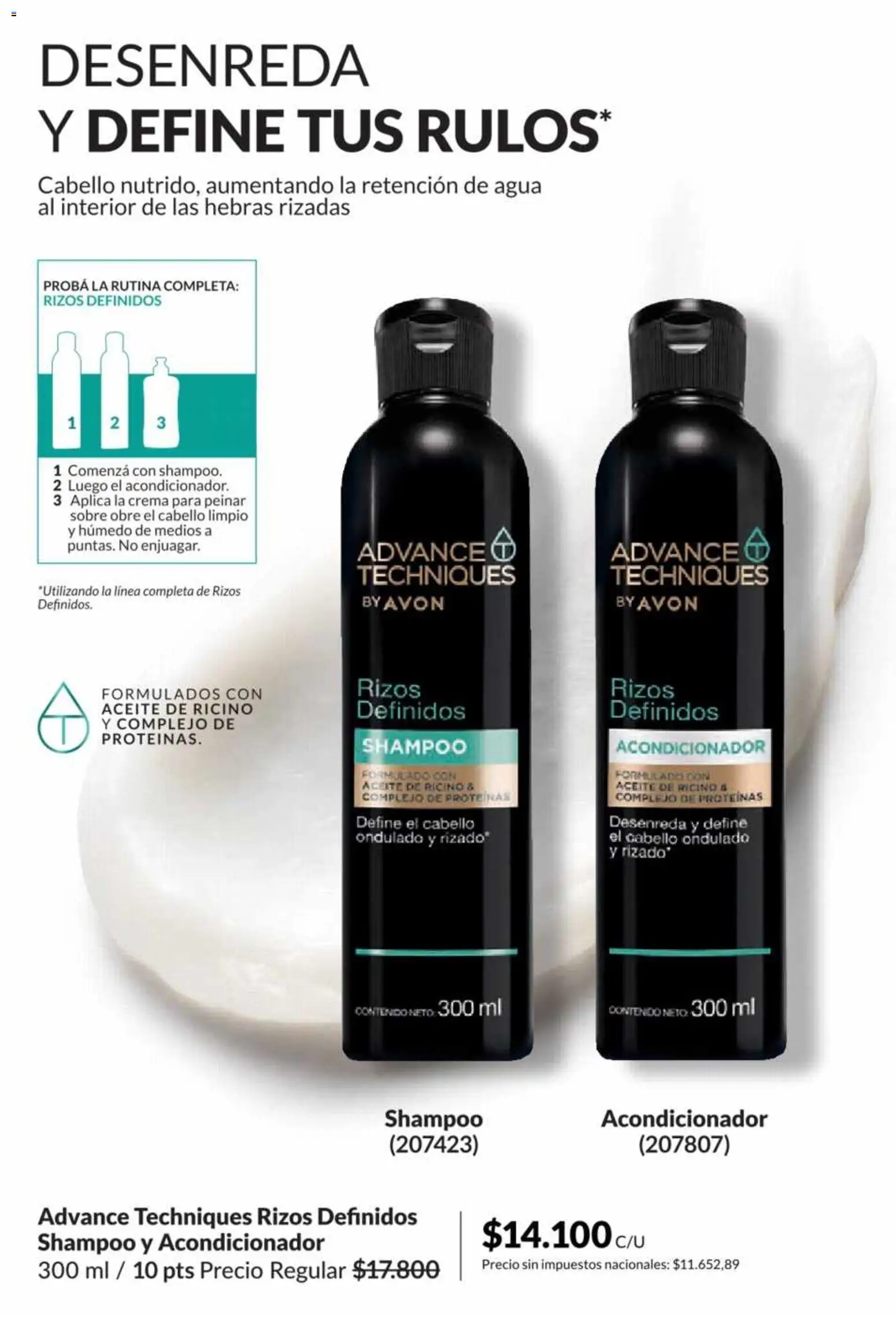 Catálogo AVON Campaña 5/2026 │ válido desde el 01.05.2026 | Página: 184 | Productos: Aceite, Shampoo, Acondicionador, Agua