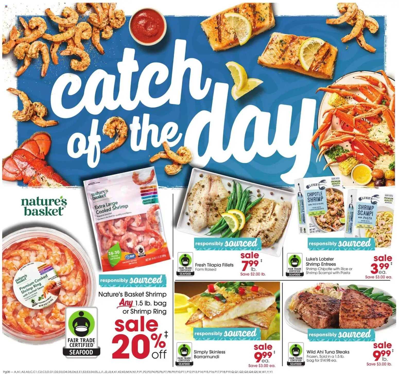 Giant Eagle Weekly Ad - valid from 07/16/2026 | Page: 8 | Products: Basket, Rice, Seafood, Bag