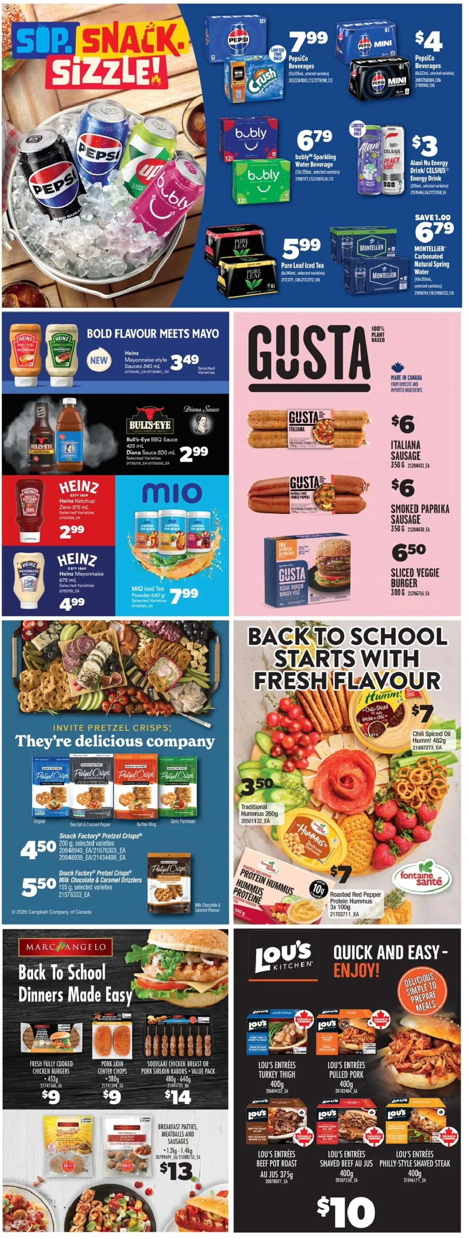 Real Canadian Superstore flyer valid from Sep 3, 2026 | Page: 39 | Products: Iced tea, Mayonnaise, Chili, Chicken