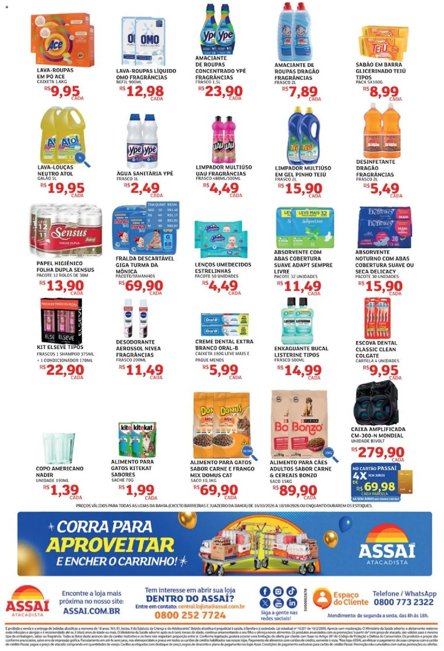 Assaí Atacadista Folheto - válido de 16/10/2026 | Página: 4