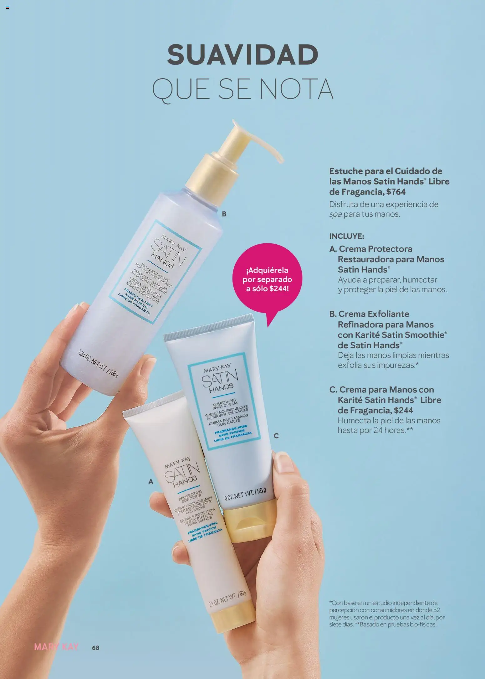 Nuevas ofertas de Mary Kay válidas en toda la República Mexicana desde el 01.04.2026. ¡Encuentra las mejores ofertas en Catálogo Mary Kay Abril 2026! | Página: 68 | Productos: Crema, Estuche, Fragancia