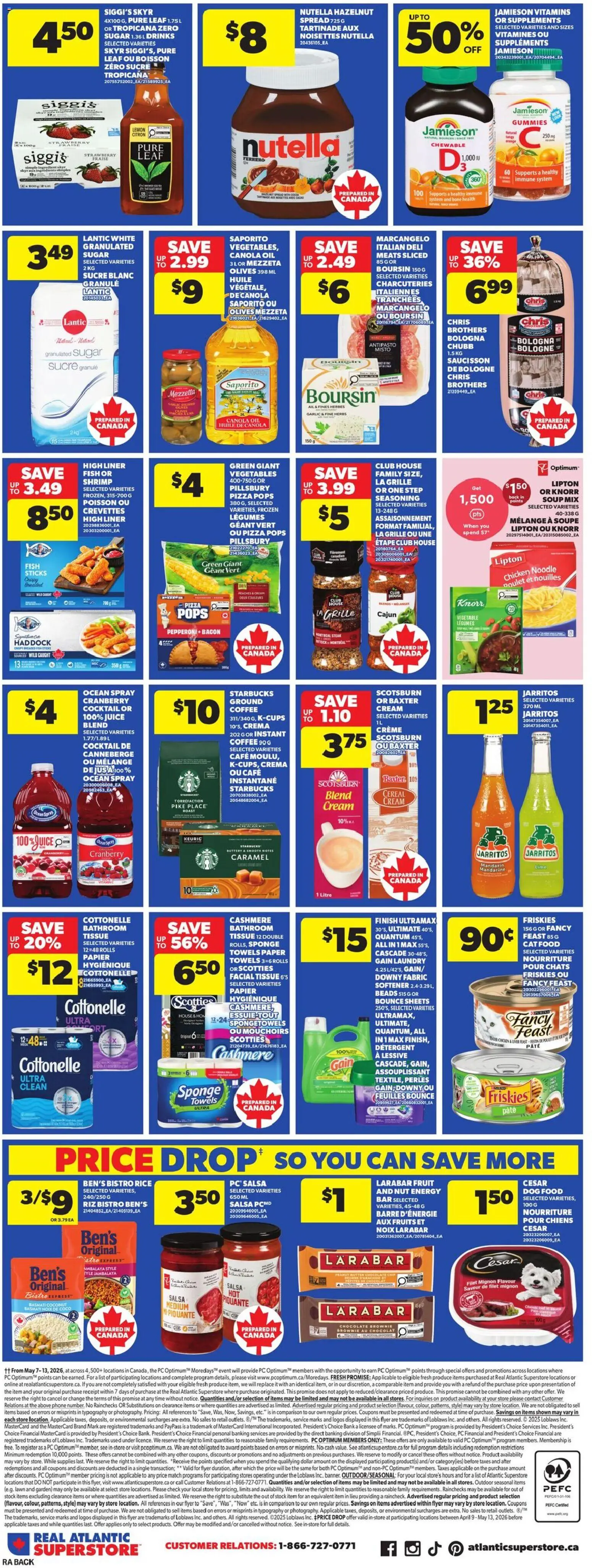 Atlantic Superstore flyer valid from 07.05.2026 | Page: 4 | Products: Phone, PC, Chocolate, Pizza