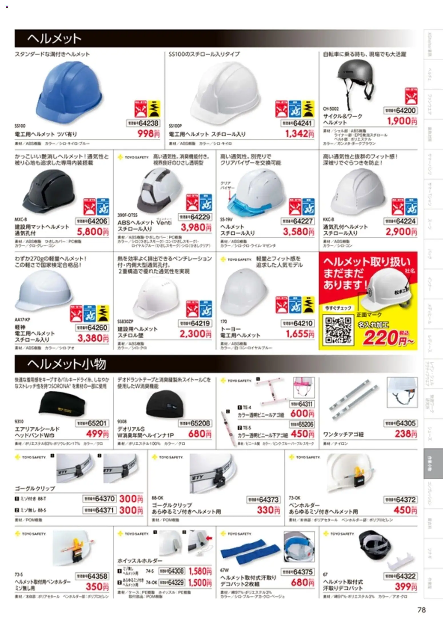 {H1} | ページ: 79 | 製品: ヘルメット