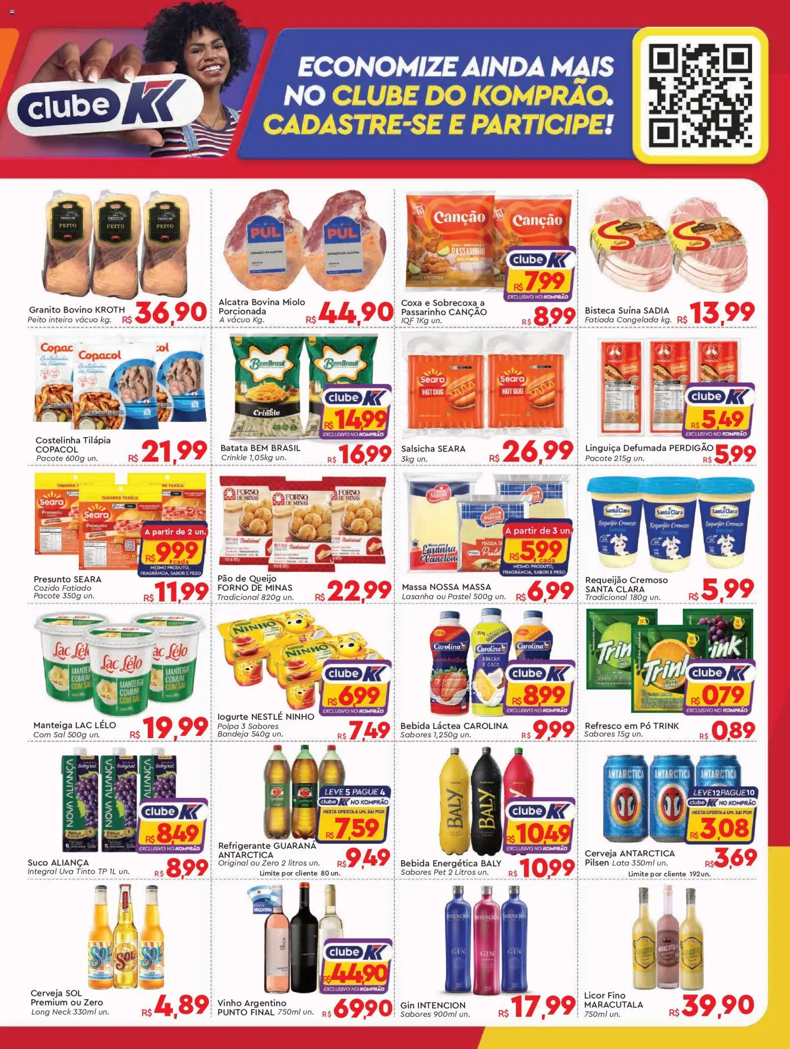 Komprao Atacadista Folheto - válido de 21/09/2026 | Página: 3 | Produtos: Guaraná, Salsicha, Alcatra, Queijo