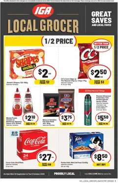 Preview of IGA catalogue Local Grocer Abbotsford - valid from 30/09/2026