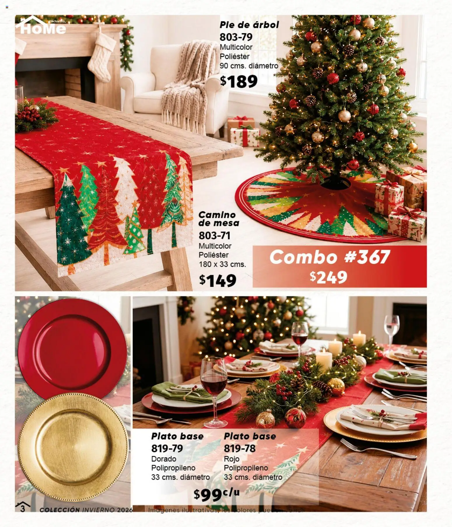 Nuevas ofertas de Cklass válidas en toda la República Mexicana desde el 11/09/2026. ¡Encuentra las mejores ofertas en Cklass catálogo We Invierno! | Página: 66 | Productos: Mesa
