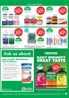 Preview of Terry White catalogue  - valid from 16.04.2026 | Page: 19 | Products: Oil, Multivitamin, Tablets, Vitamin
