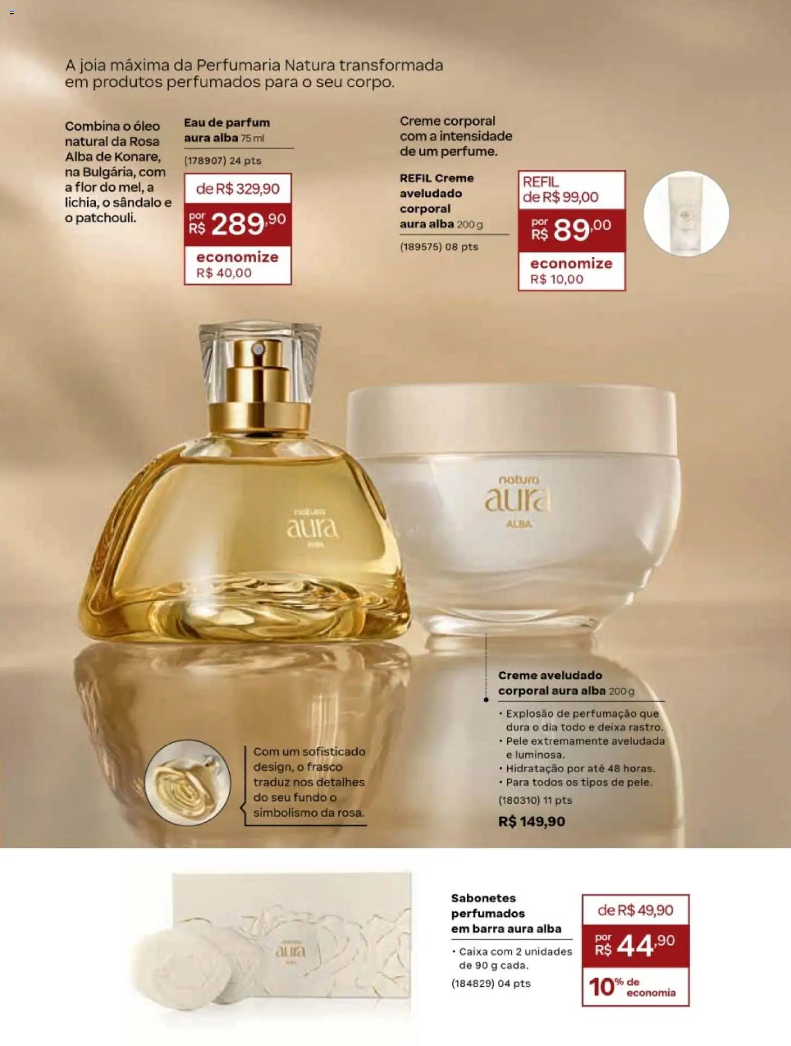 Natura Folheto - válido de 19/07/2026 | Página: 9 | Produtos: Creme corporal, Caixa, Óleo, Creme