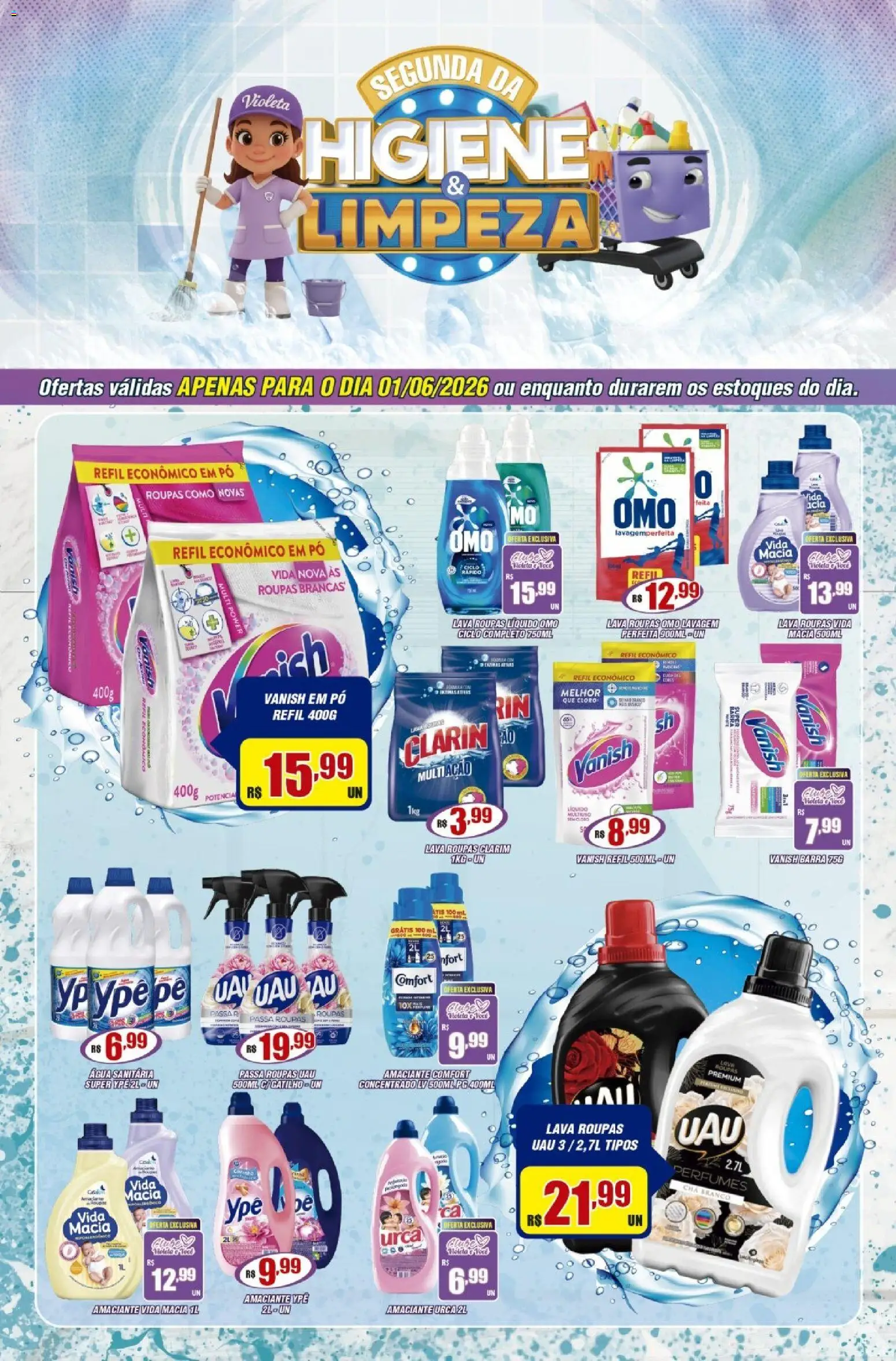 Violeta Supermercados Folheto - válido de 01.06.2026 | Página: 1