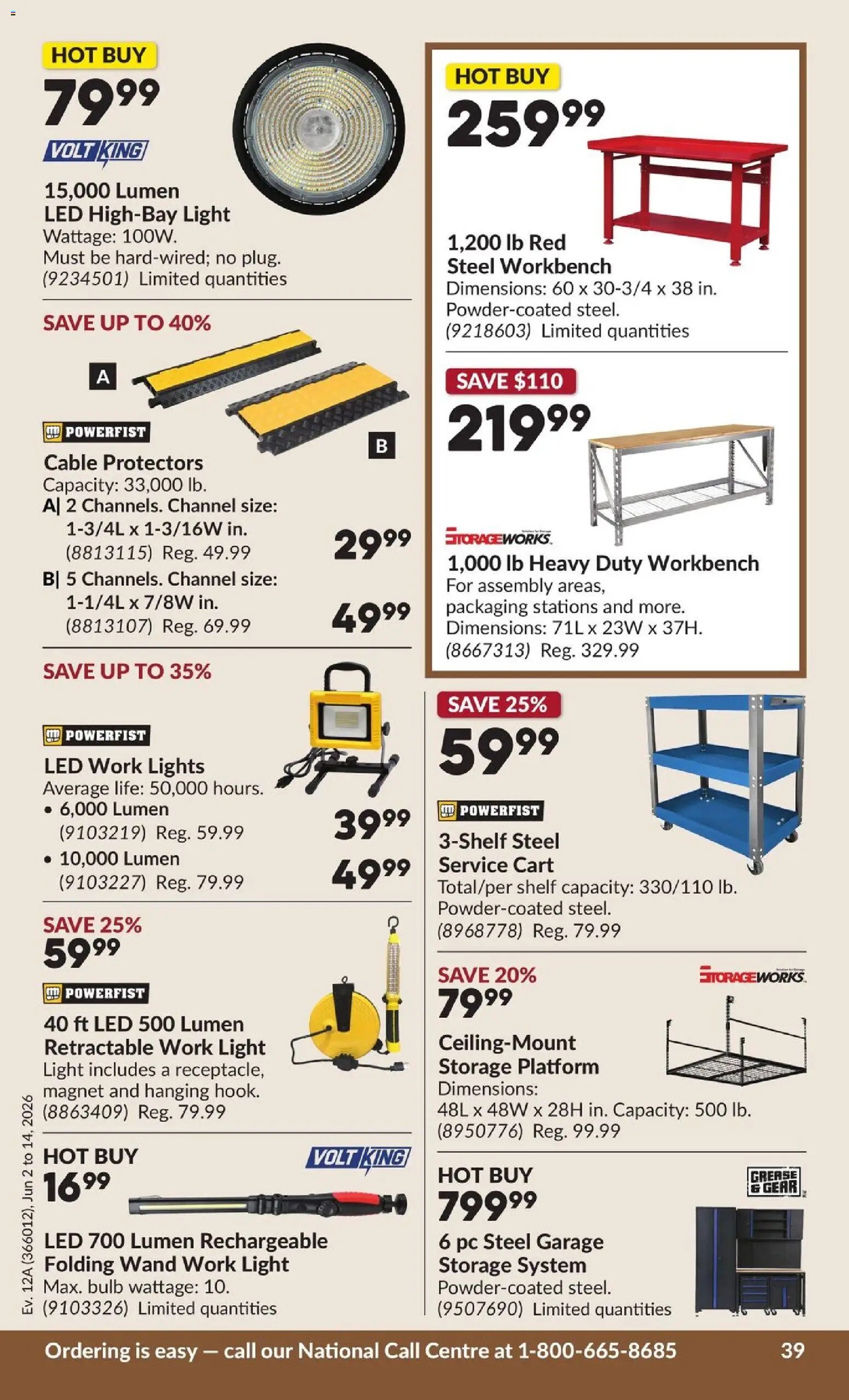 Princess Auto flyer valid from 02.06.2026 | Page: 40 | Products: PC, Cable, Shelf