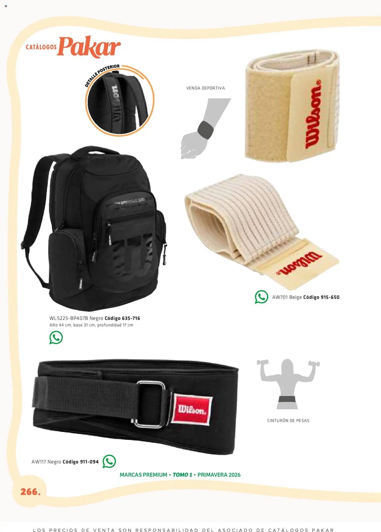 Nuevas ofertas de SC Pakar válidas en toda la República Mexicana desde el 27/02/2026. ¡Encuentra las mejores ofertas en SC Pakar catálogo Premium Men Tomo 1! | Página: 266 | Productos: Pesas, Cinturón