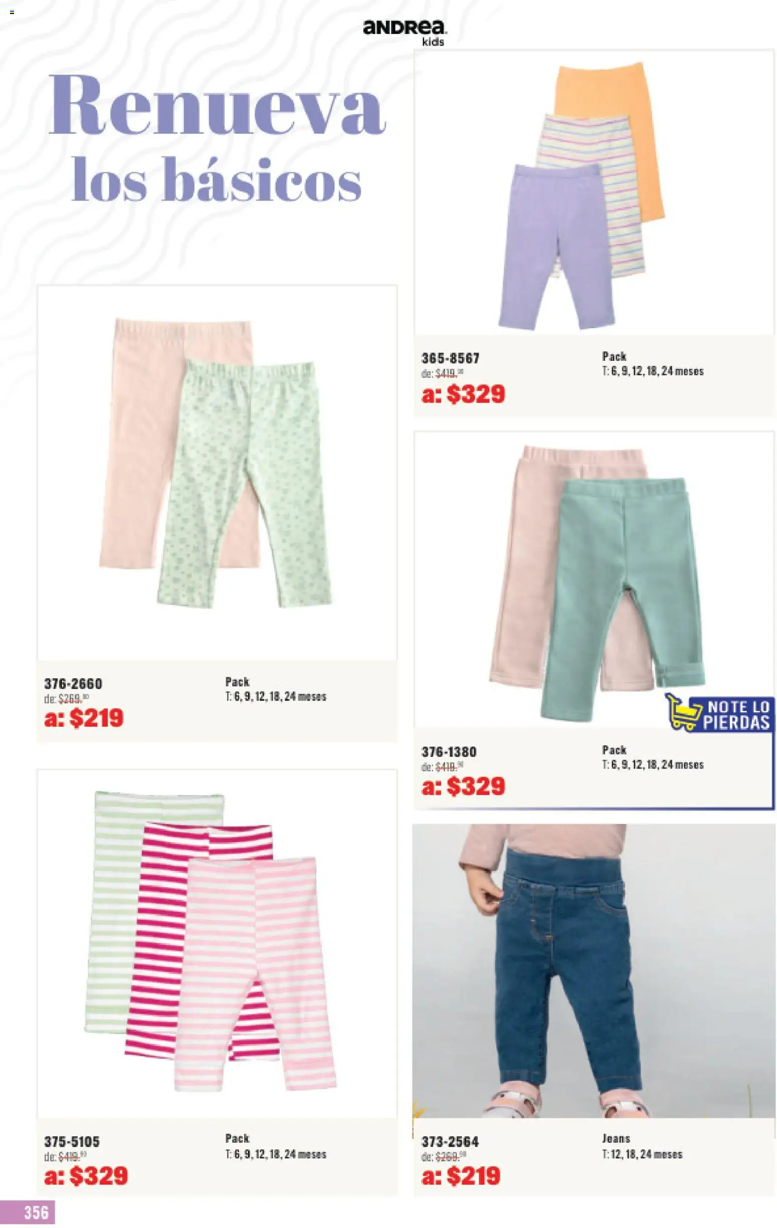 Nuevas ofertas de Andrea válidas en toda la República Mexicana desde el 31.05.2026. ¡Encuentra las mejores ofertas en Andrea catálogo Outlet! | Página: 356
