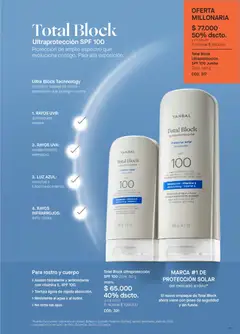 Yanbal catálogo -  Vista previa de la revista de la tienda Yanbal valido desde el 18/07/2026 | Página: 73 | Productos: Agua, Uva, Protector solar