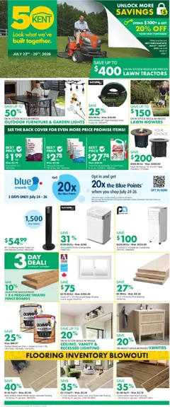 Preview of Kent weekly flyer / circulaire from shop Kent valid from Jul 23, 2026