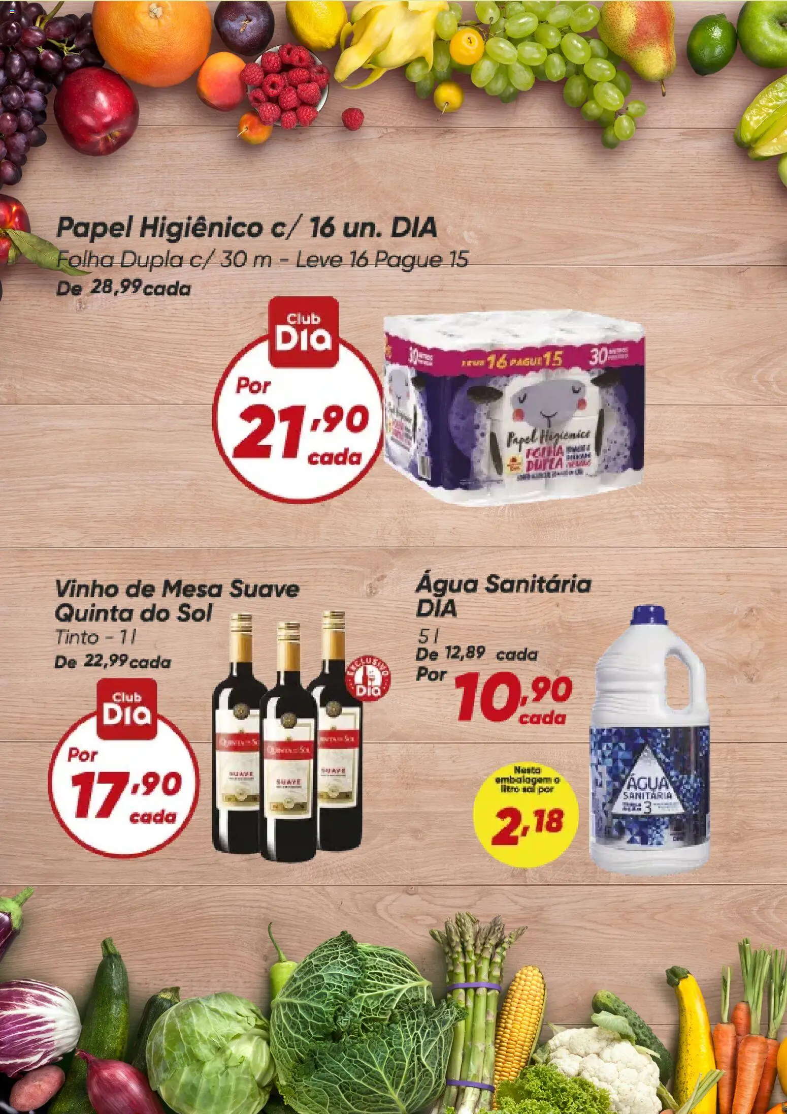Dia Folheto - válido de 07/09/2026 | Página: 3 | Produtos: Mesa, Vinho, Água, Papel higiênico