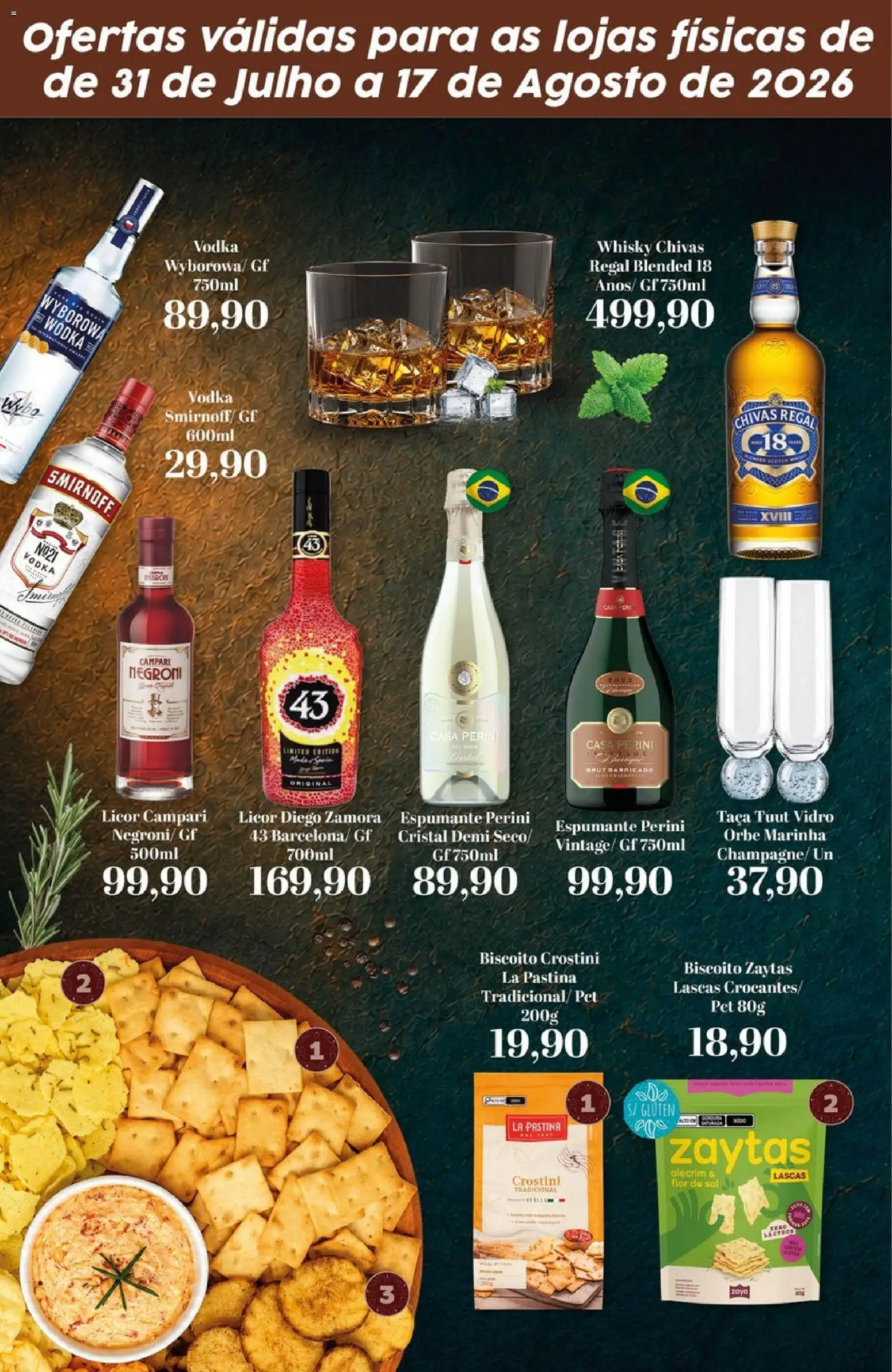 Tauste Folheto - válido de 31/07/2026 | Página: 6 | Produtos: Espumante, Whisky, Vodka, Sal