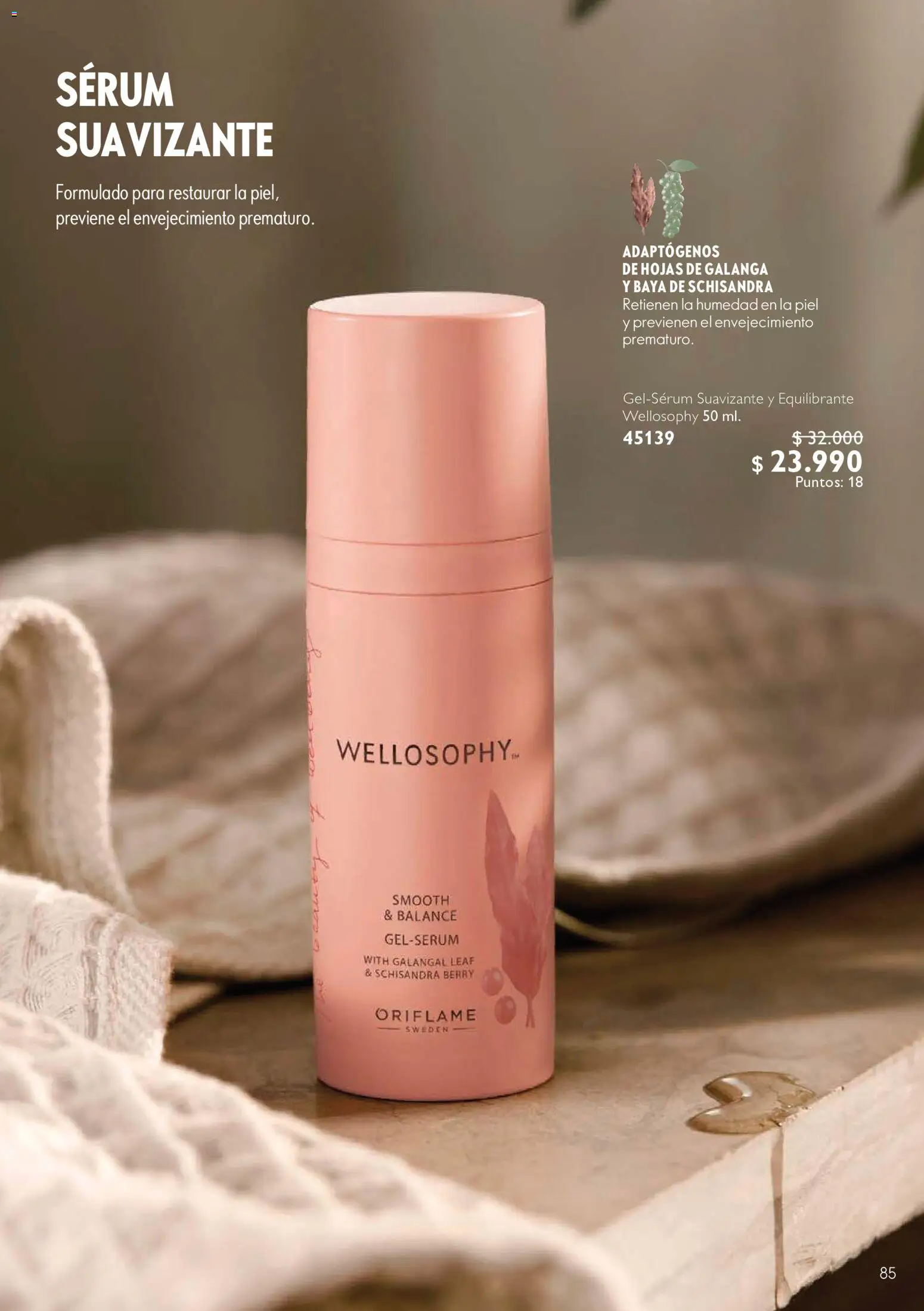 Oriflame catálogo │ válido desde el 11.09.2026 | Página: 85 | Productos: Suavizante, Serum