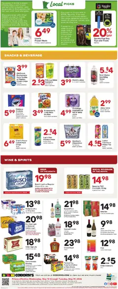 Preview of Coborn's weekly ads valid from 13.05.2026 | Page: 6 | Products: Juice, Wine, Tea, Water