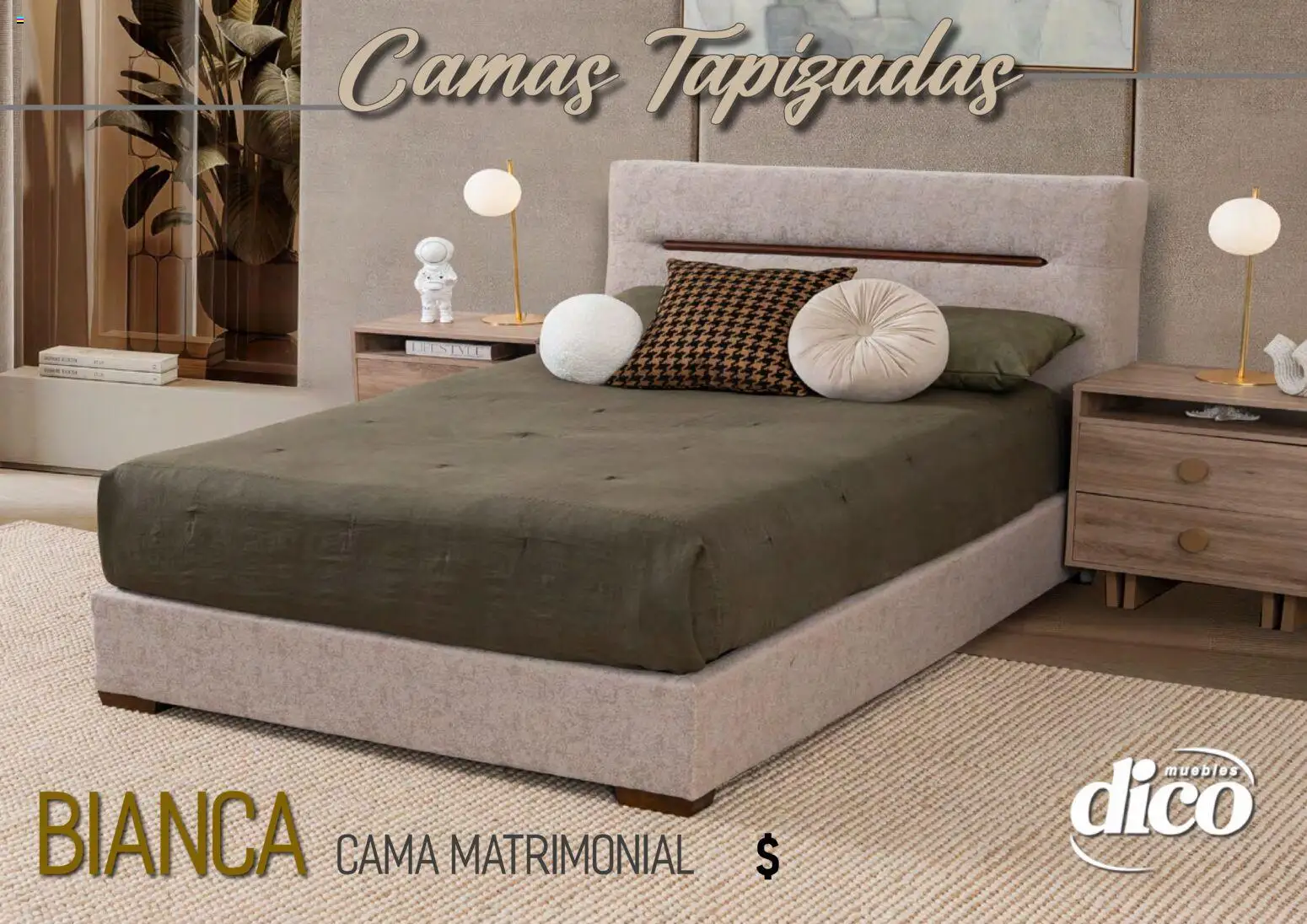 Nuevas ofertas de Muebles Dico válidas en toda la República Mexicana desde el 01.04.2026. ¡Encuentra las mejores ofertas en Muebles Dico catálogo Camas tapizadas ! | Página: 50 | Productos: Cama