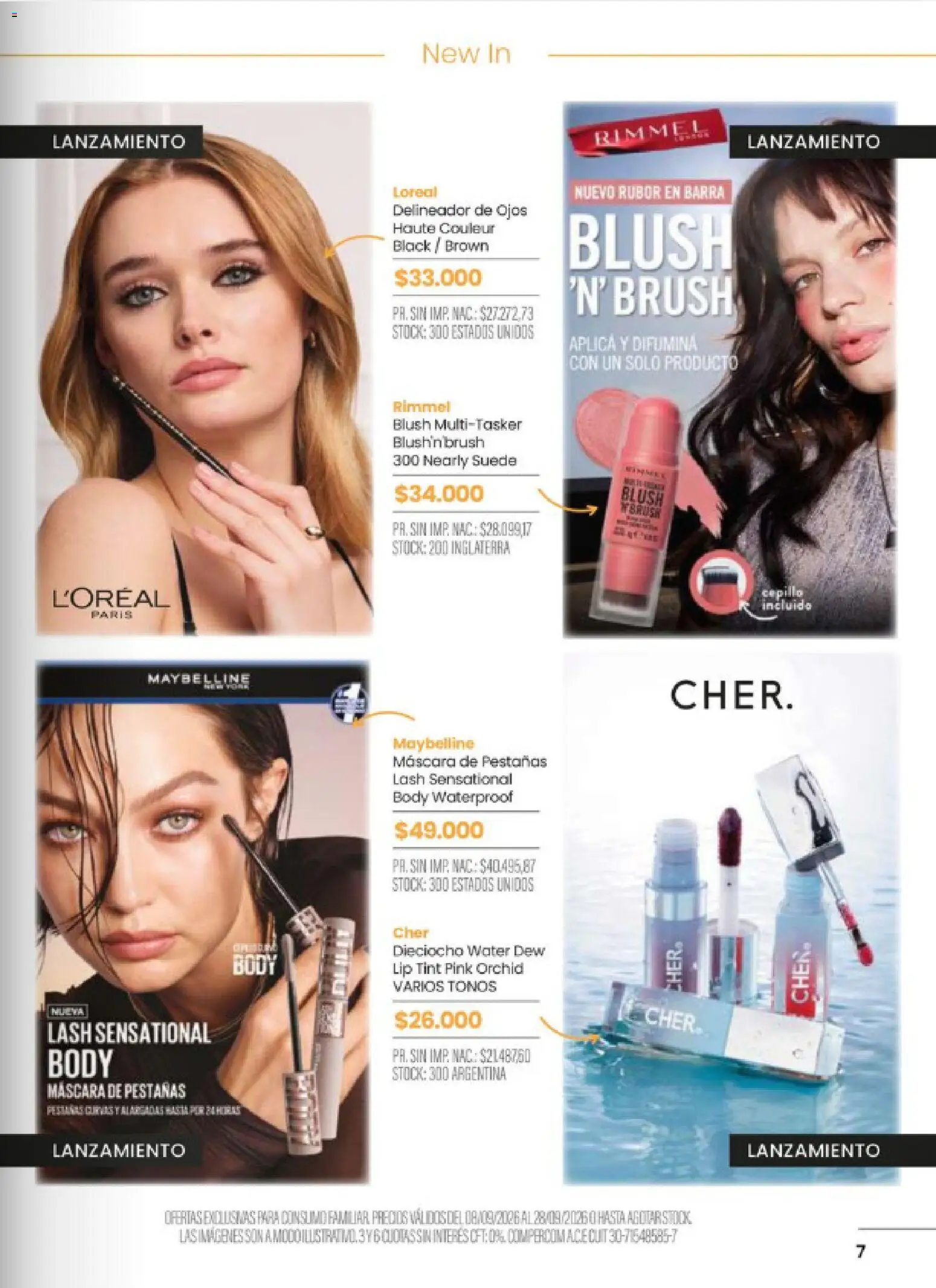 Pigmento - Glow De Primavera │ válido desde el 08/09/2026 | Página: 7 | Productos: Rubor, Cepillo, Máscara, Mascara de pestañas