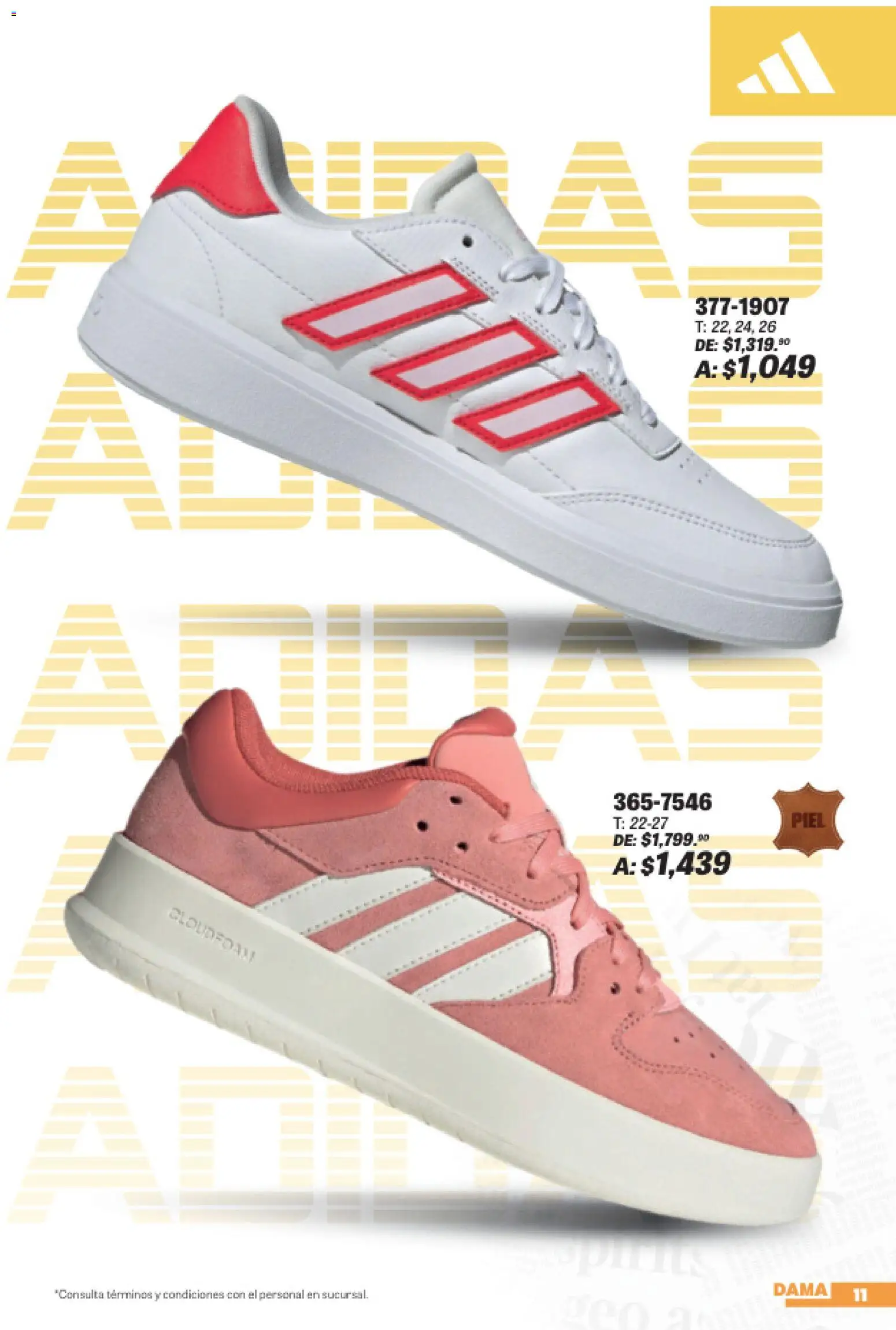 Nuevas ofertas de Andrea válidas en toda la República Mexicana desde el 19/07/2026. ¡Encuentra las mejores ofertas en Andrea catálogo Sports Week! | Página: 11