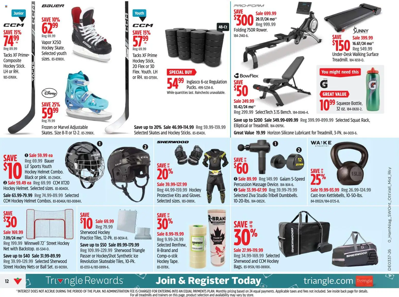 Canadian Tire flyer valid from Sep 10, 2026 | Page: 12 | Products: Lubricant, Ice