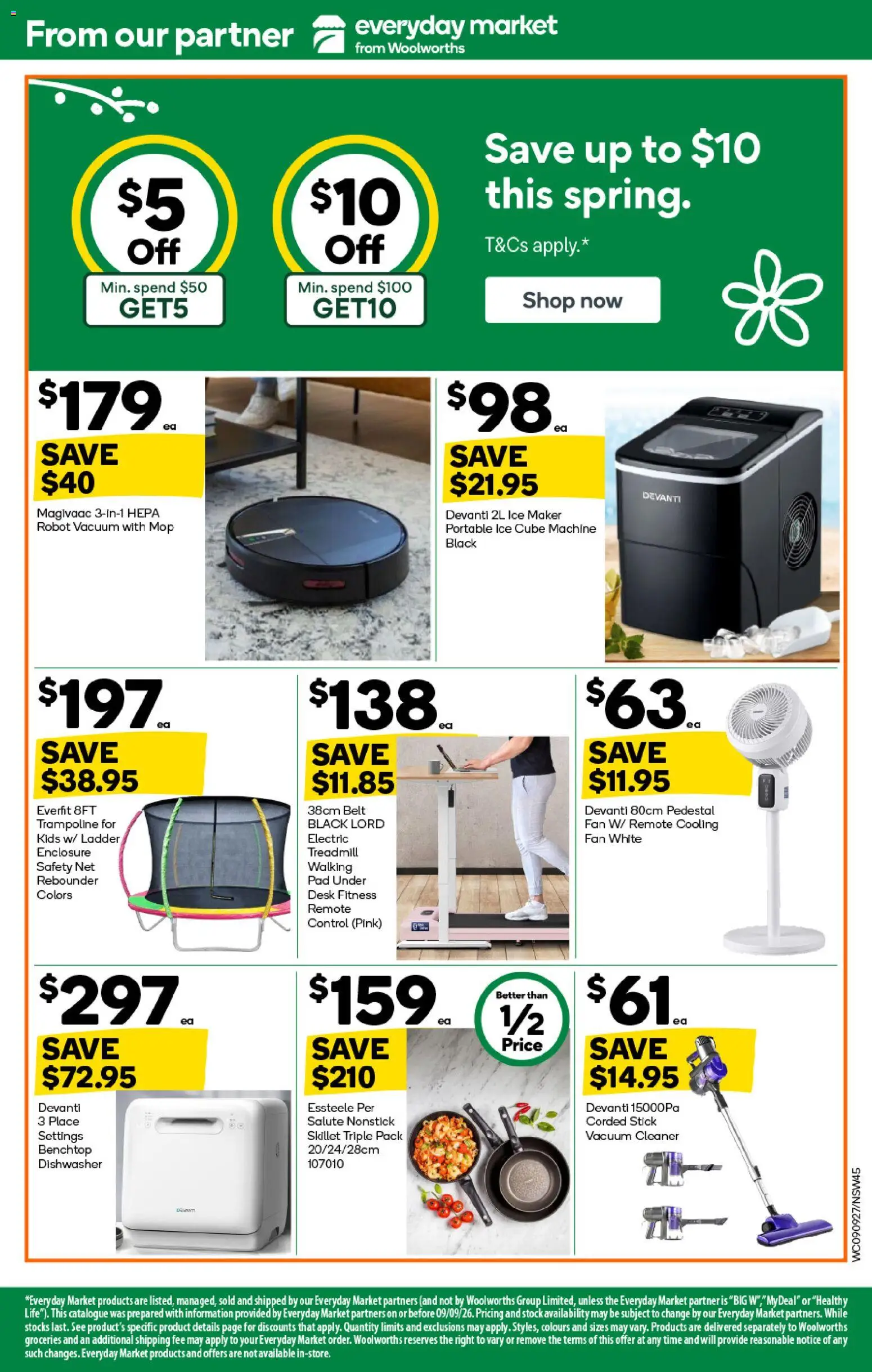 Woolworths catalogue - valid from 09/09/2026 | Page: 43 | Products: Portable, Remote control, Dishwasher, Robot