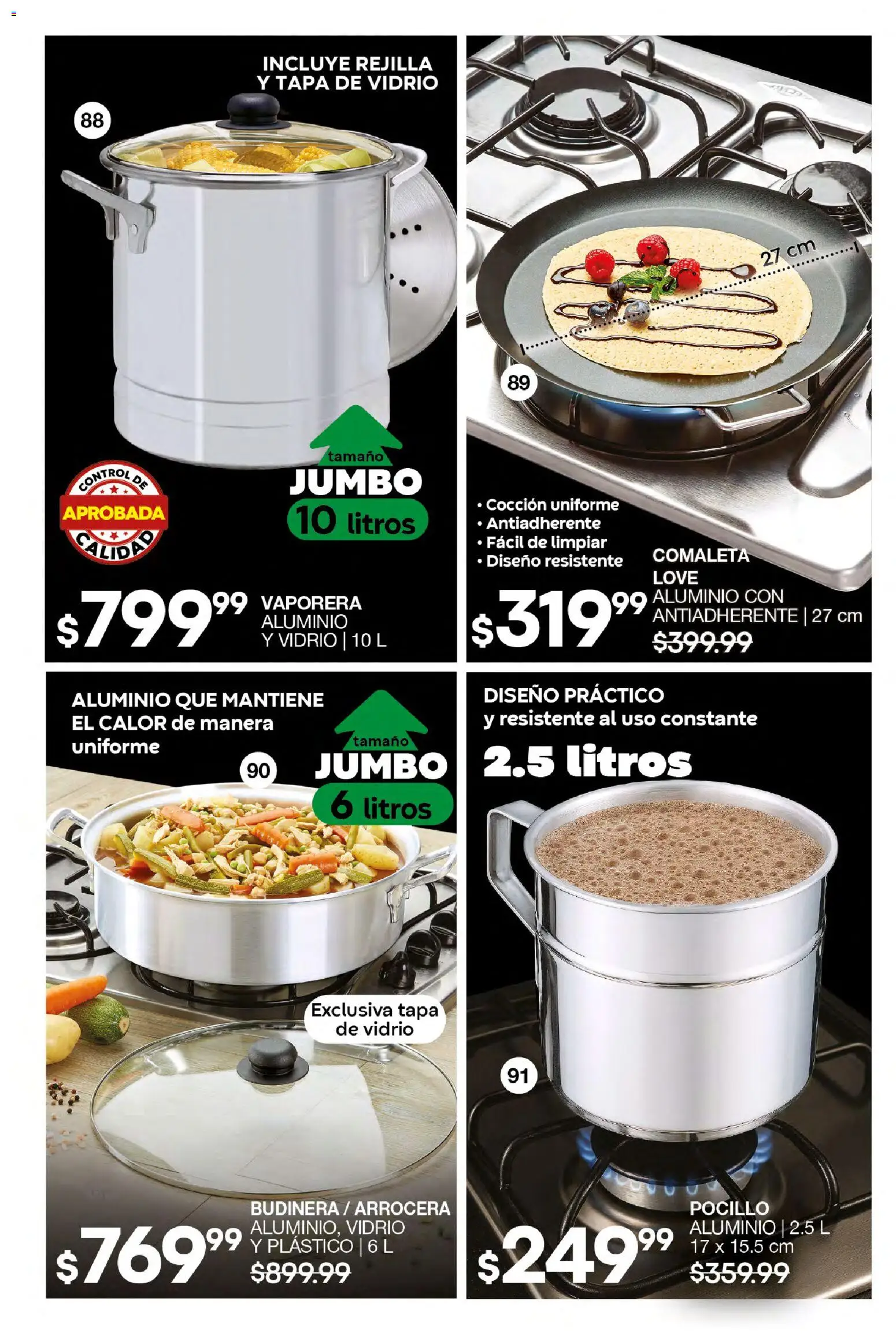 Nuevas ofertas de Fuller válidas en toda la República Mexicana desde el 18.03.2026. ¡Encuentra las mejores ofertas en Fuller campaña 25 2026! | Página: 48 | Productos: Pocillo, Budinera, Vaporera, Rejilla