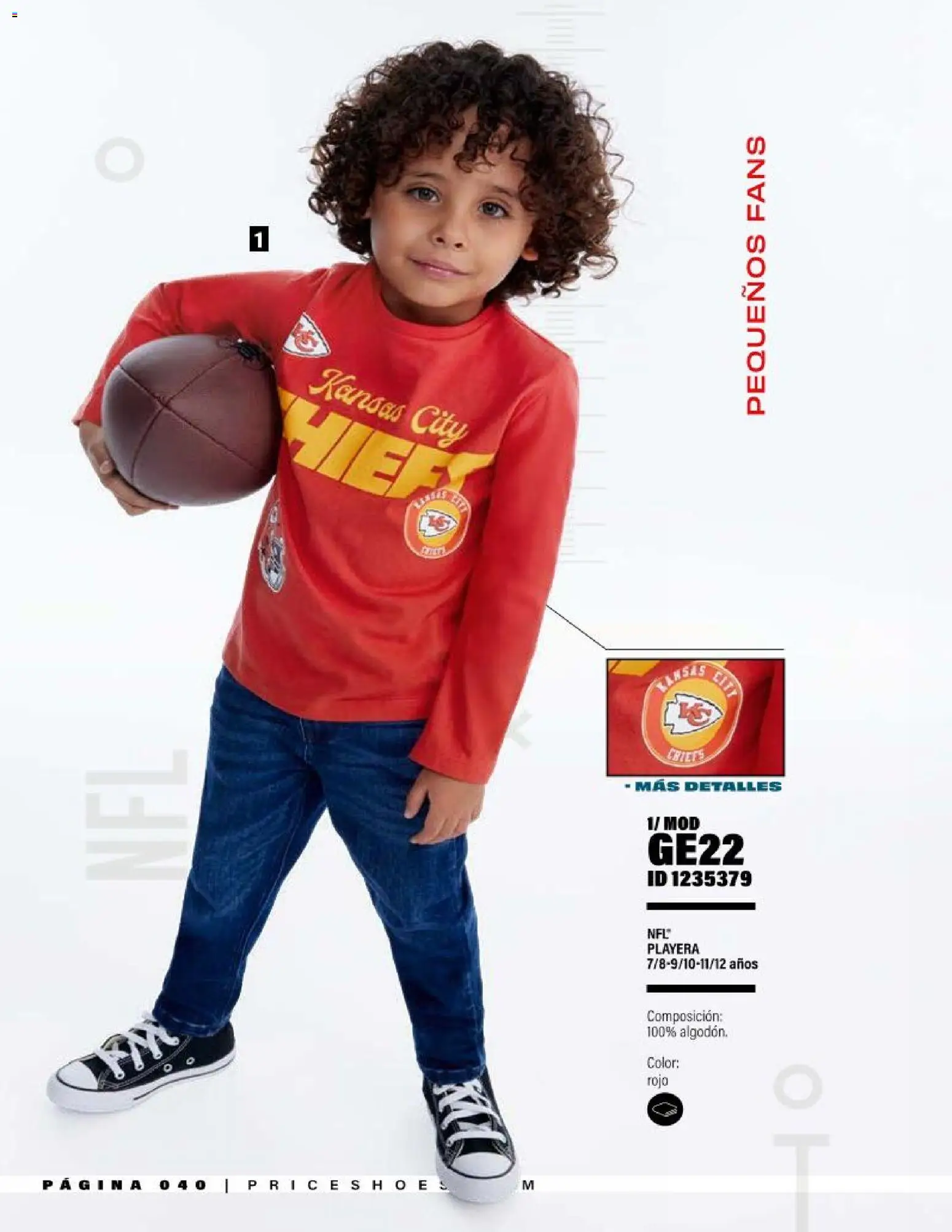 Nuevas ofertas de Price Shoes válidas en toda la República Mexicana desde el 01/09/2026. ¡Encuentra las mejores ofertas en Price Shoes catálogo NFL! | Página: 40 | Productos: Playera