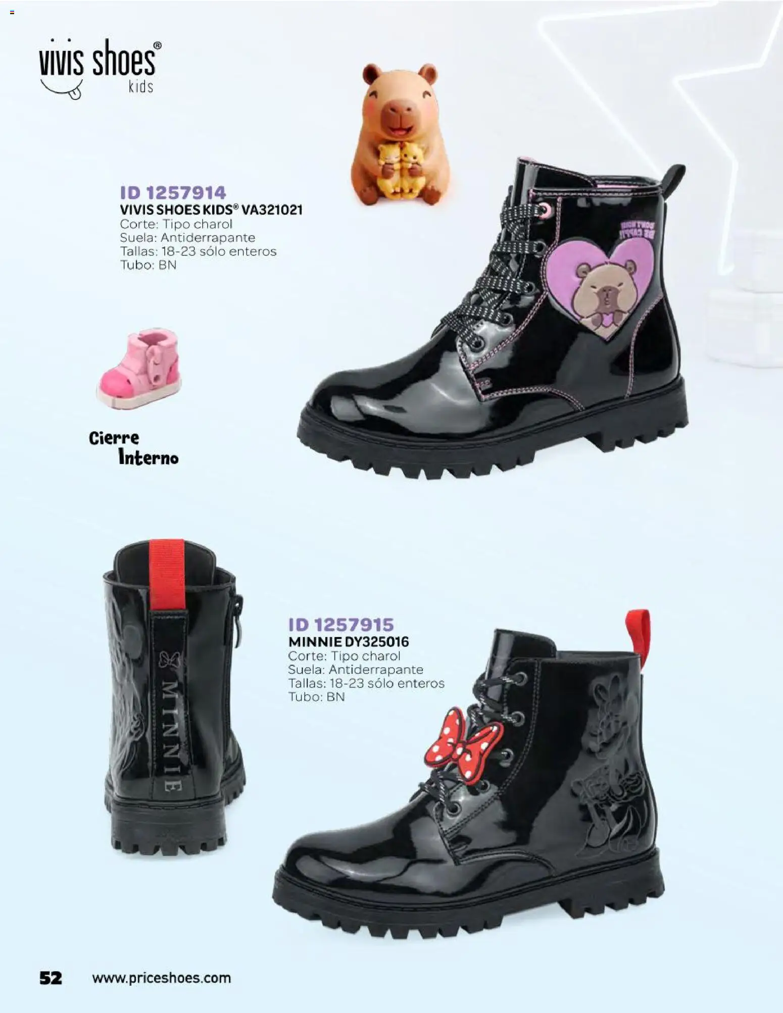 Nuevas ofertas de Price Shoes válidas en toda la República Mexicana desde el 21/10/2026. ¡Encuentra las mejores ofertas en Price Shoes catálogo Kids! | Página: 52